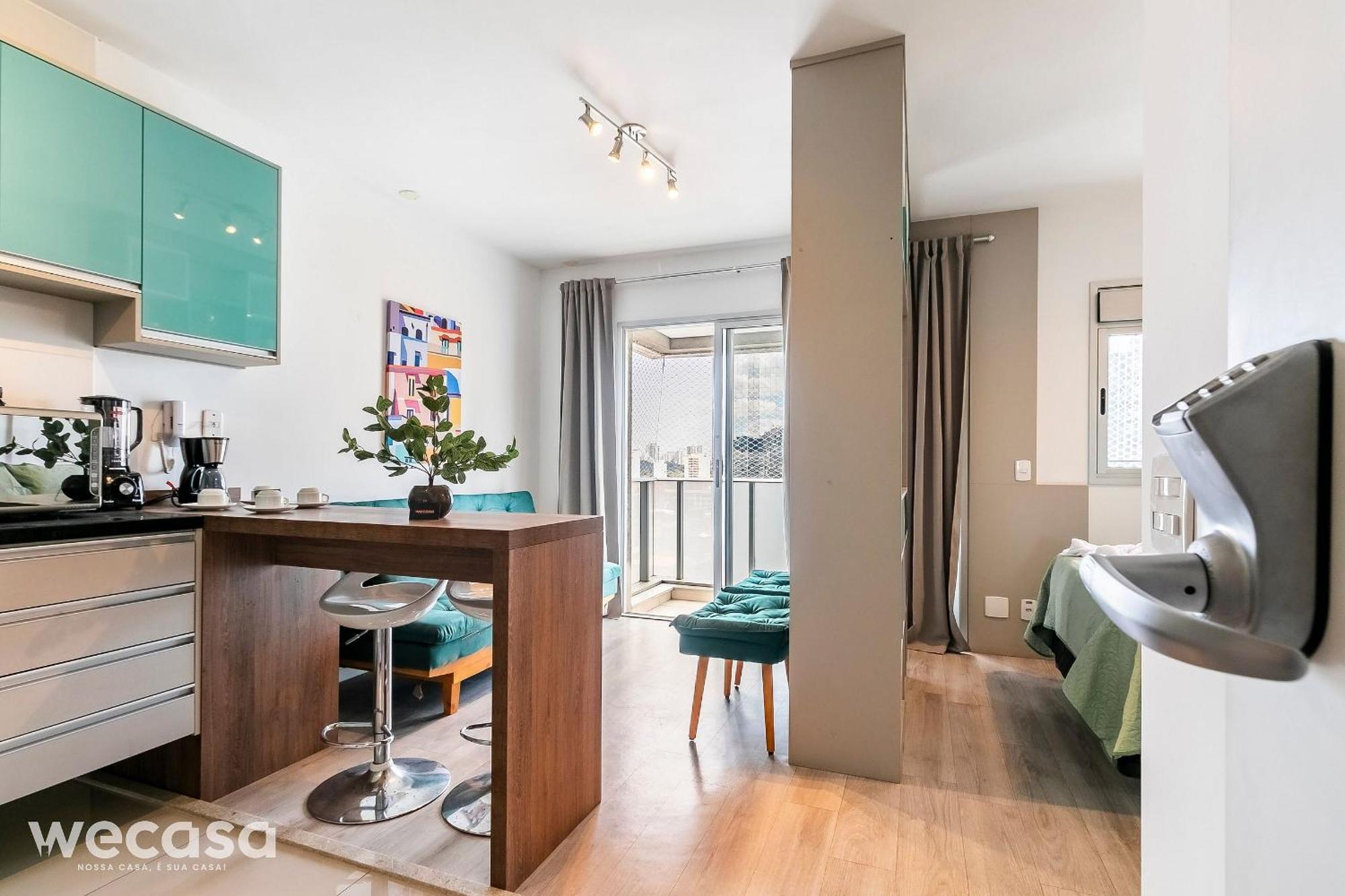 Apto Berrini C/ Vaga, Ar E Piscina - Metro Berrini Apartamento São Paulo